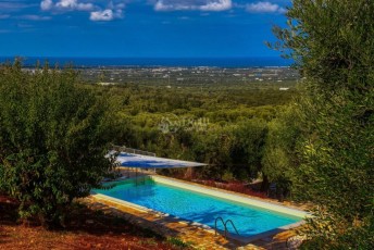 Trullo Bella Vista - piscine, vue panoramique